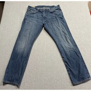 Polo Ralph Lauren Jeans Mens 35x30 Blue Denim Authentic Dungarees RL Embroidered